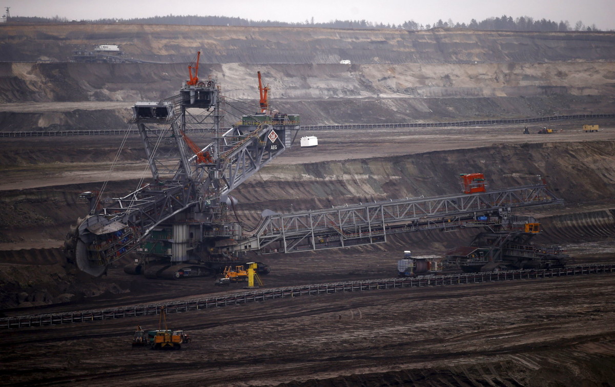 The Belchatow Coal Mine, the biggest opencast mine of brown coal in ...